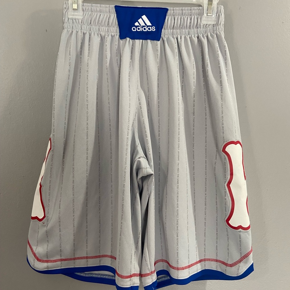 Mens KU Kansas Jayhawks basketball shorts